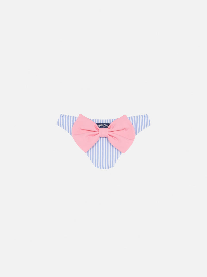 Madame seerucker swim briefs with bow - MC2 Saint Barth
