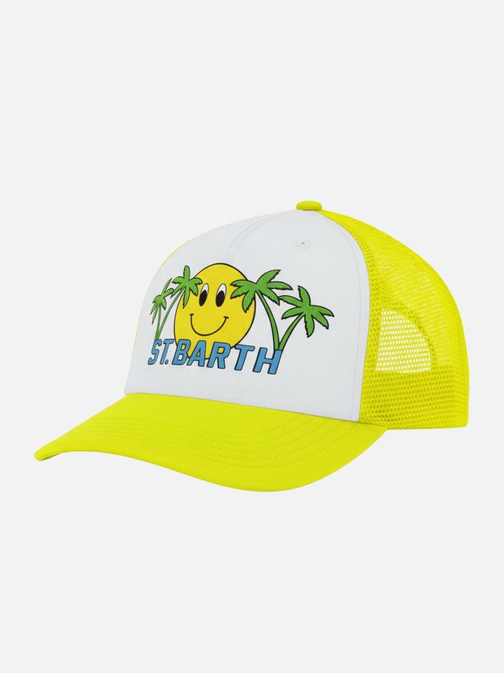 Man baseball cap with patch