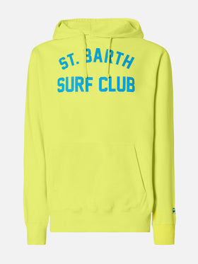 Cotton hooded sweatshirt Manhattan with Surf Club print