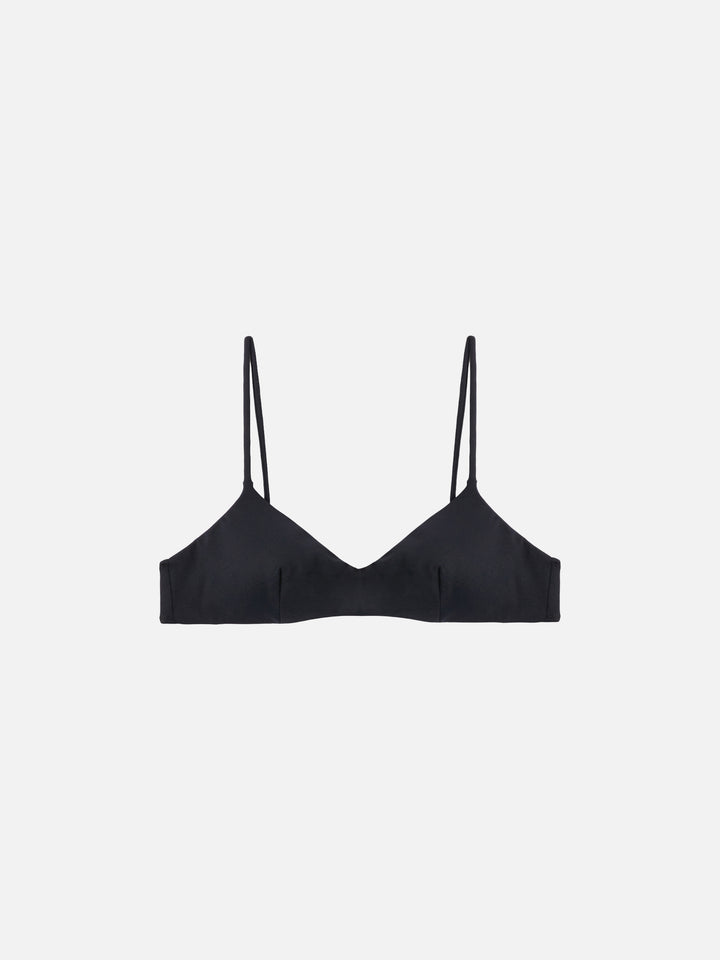 Top bralette scollato May nero