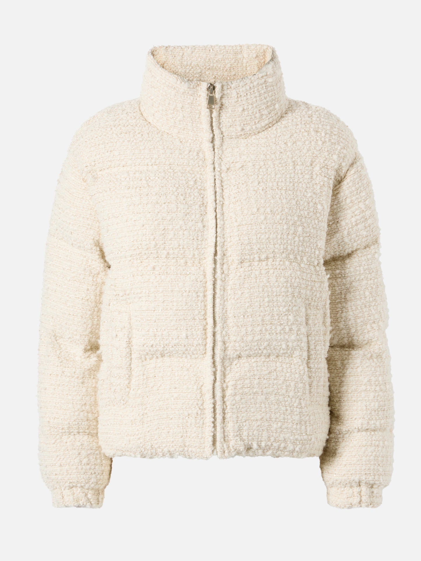 Maddy Tweed Steppjacke aus Lurex-Tweed