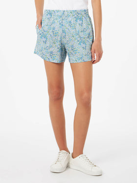 Woman cotton Joanna Luise pull up shorts Meave | MADE WITH LIBERTY FABRIC - MC2 Saint Barth