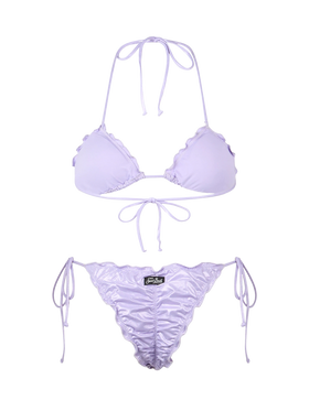 Woman lamina lilac classic triangle bikini Sagittarius Miami - MC2 Saint Barth