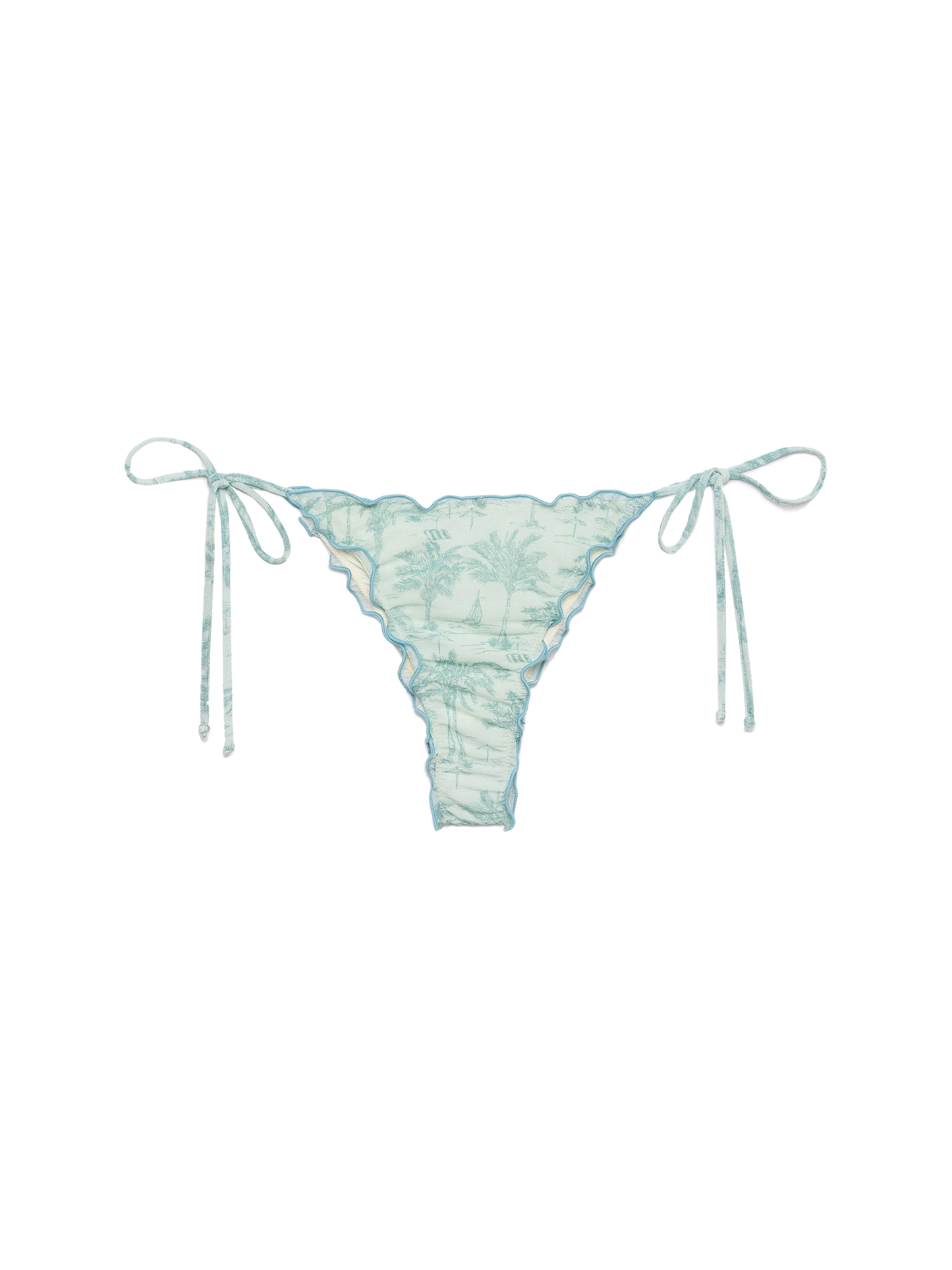 Miami lurex cheeky swim briefs with toile de jouy print - MC2 Saint Barth
