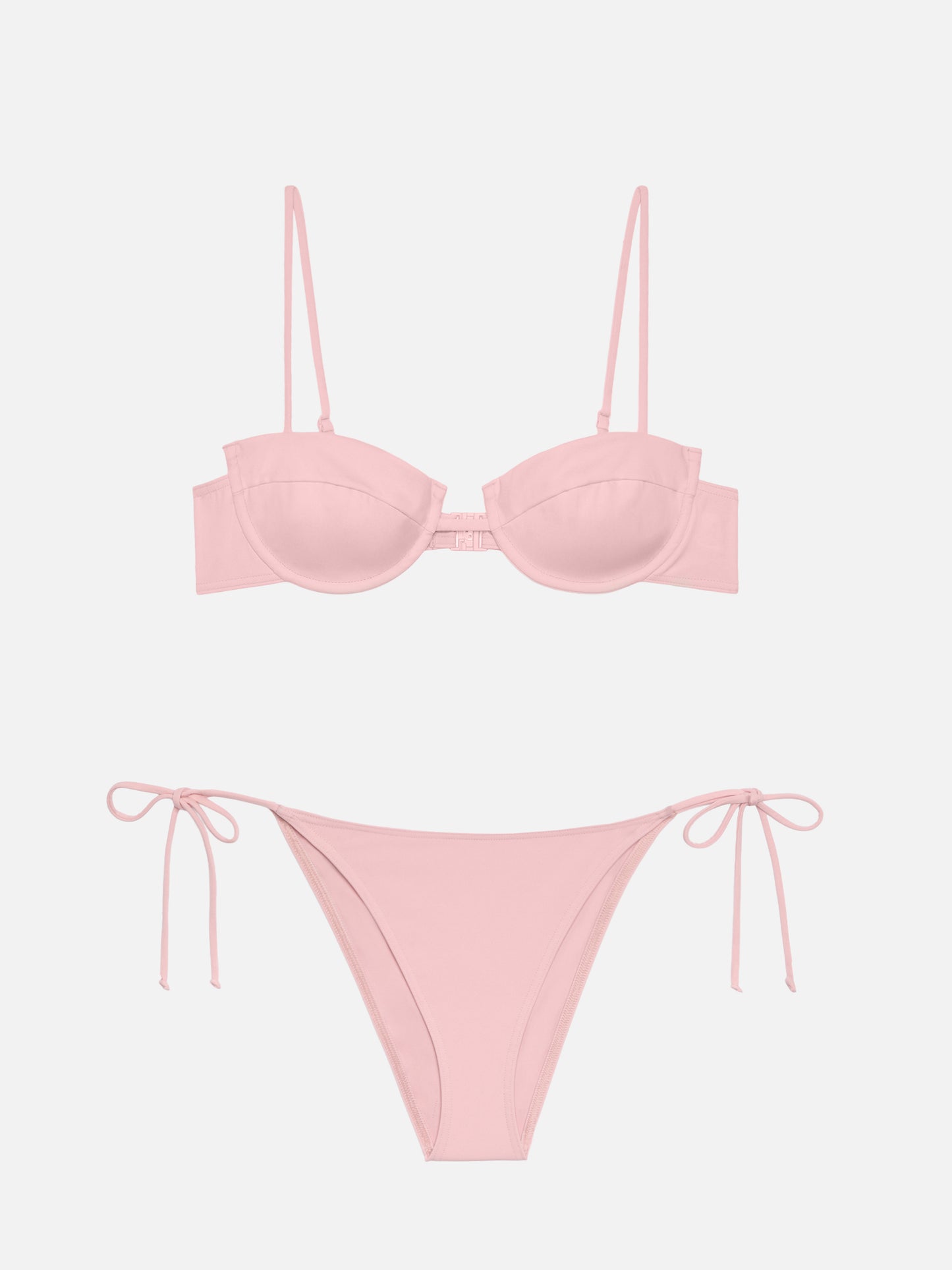 Virgo slip mare classico rosa - Salina bralette con ferretto rosa
