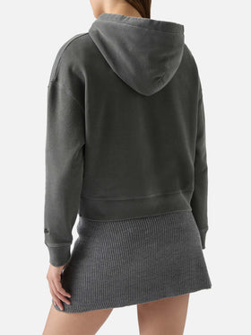 Mindy cotton hoodie with Party Animal embroidery