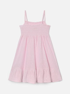 Pink Miki broderie anglaise cotton sundress