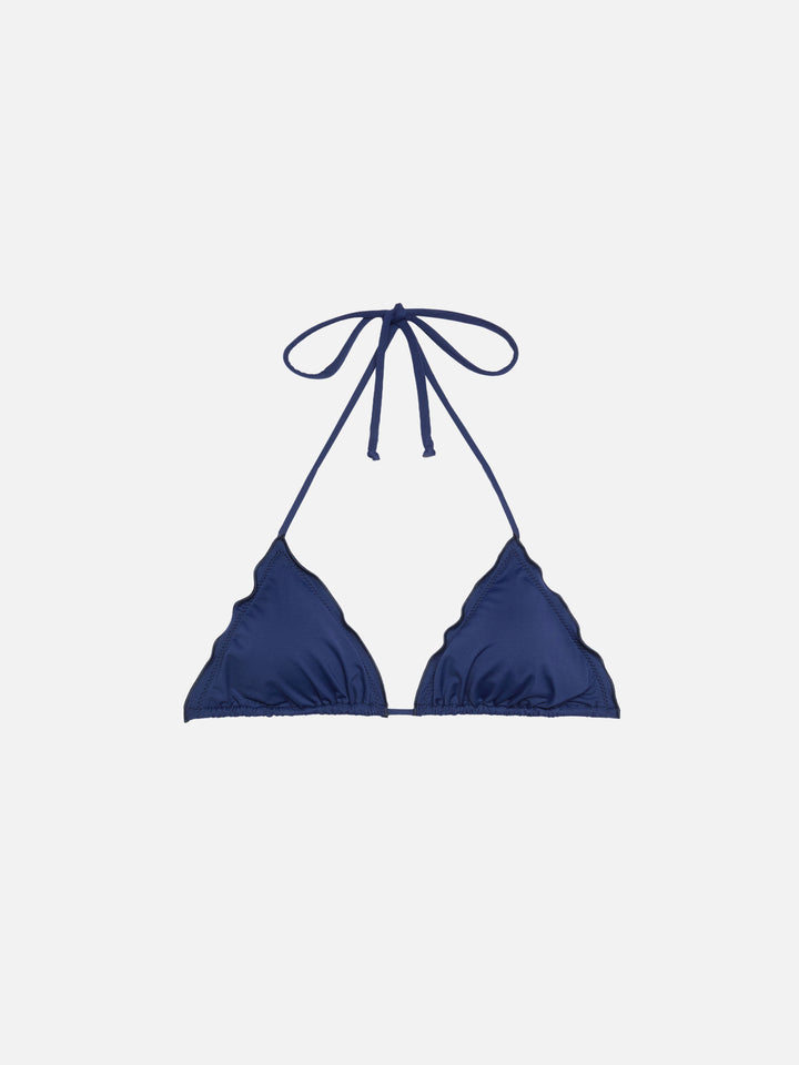 Schütze – Marineblaues klassisches Triangel-Top