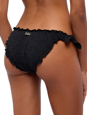 Classic triangle bikini Sagittarius Moon in black Sangallo lace - MC2 Saint Barth