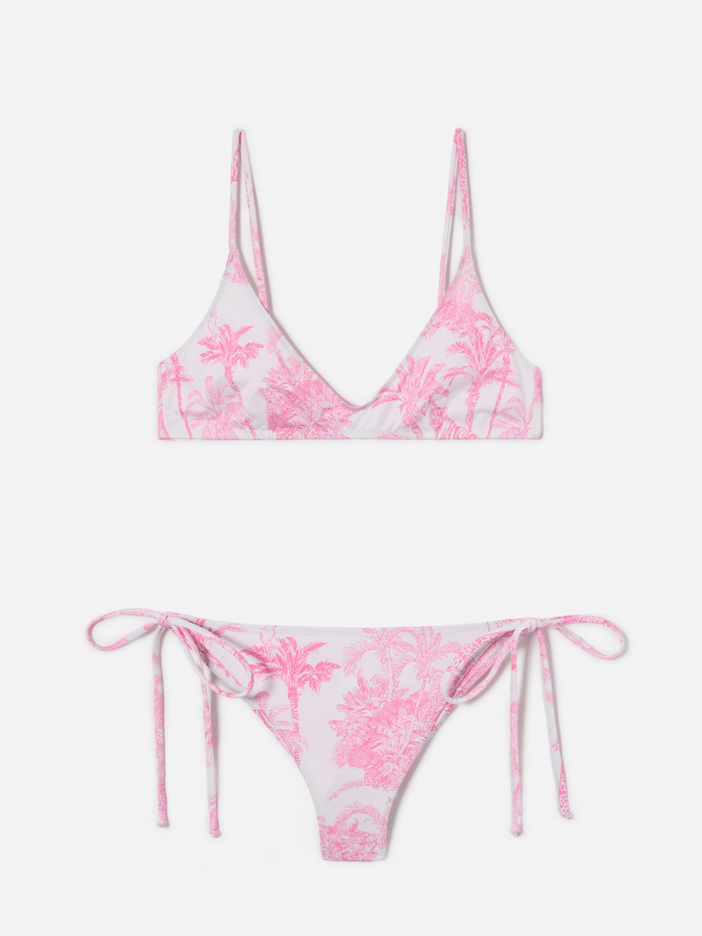 Bikini Paloma Marielle rosa toile de jouy 