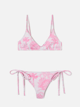 Bikini Paloma Marielle rosa toile de jouy 