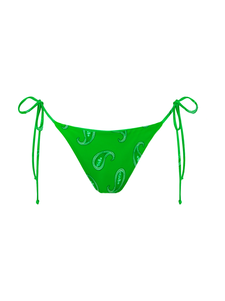 Damen-Bralette-Bikini mit Paisley-Print
