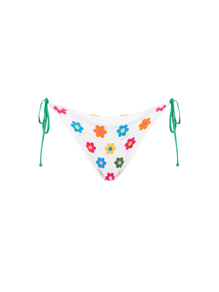 Damen-Badehose mit Gänseblümchen-Print