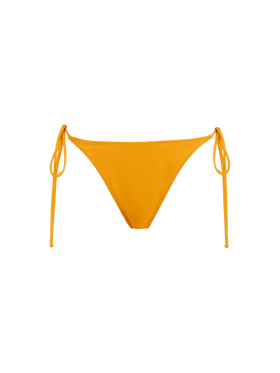 Woman ochre yellow classic swim briefs Marielle - MC2 Saint Barth