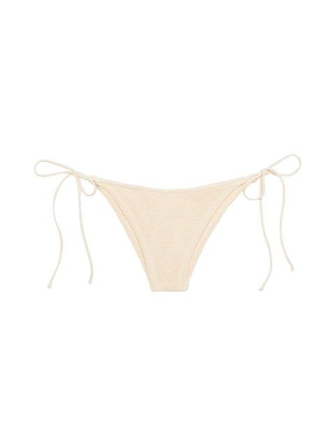 Woman beige classic crinkle swim briefs Marielle - MC2 Saint Barth