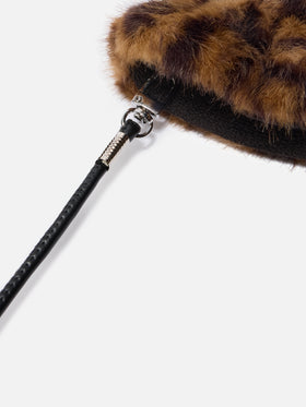 Muffy Handschuhe aus beigefarbenem Kunstpelz