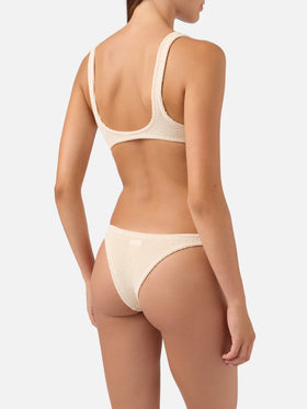 Bikini froissé beige Naima Naomi 