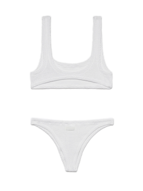 Bralette crinkle bikini Naima Naomi in white - MC2 Saint Barth