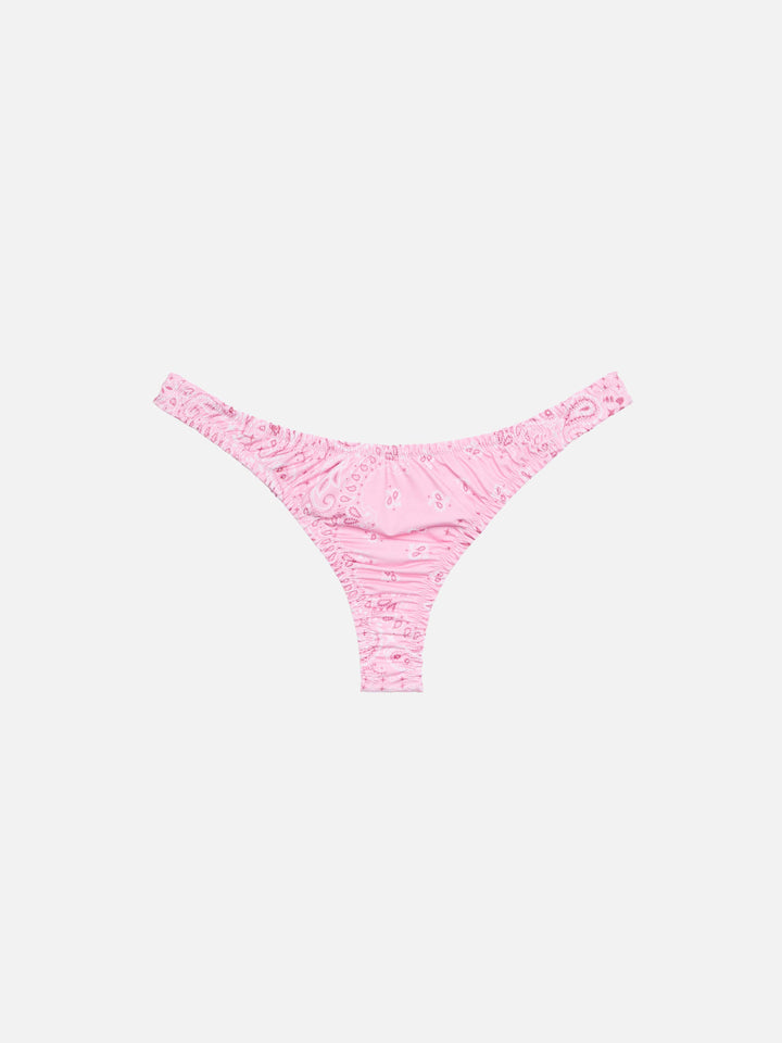 Nalu cheekiest swim briefs with bandanna print