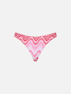 Damen-Bikinihose Naomi aus Raschelstrick mit cheeky Passform 
