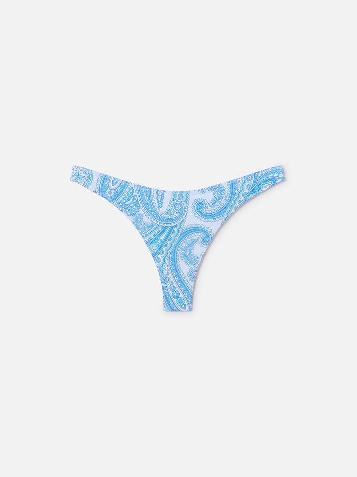 Rylie Naomi paisley triangle bikini