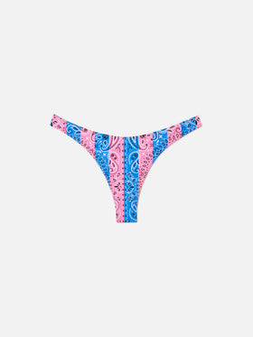 Cheeky swim briefs Naomi with bandana print
