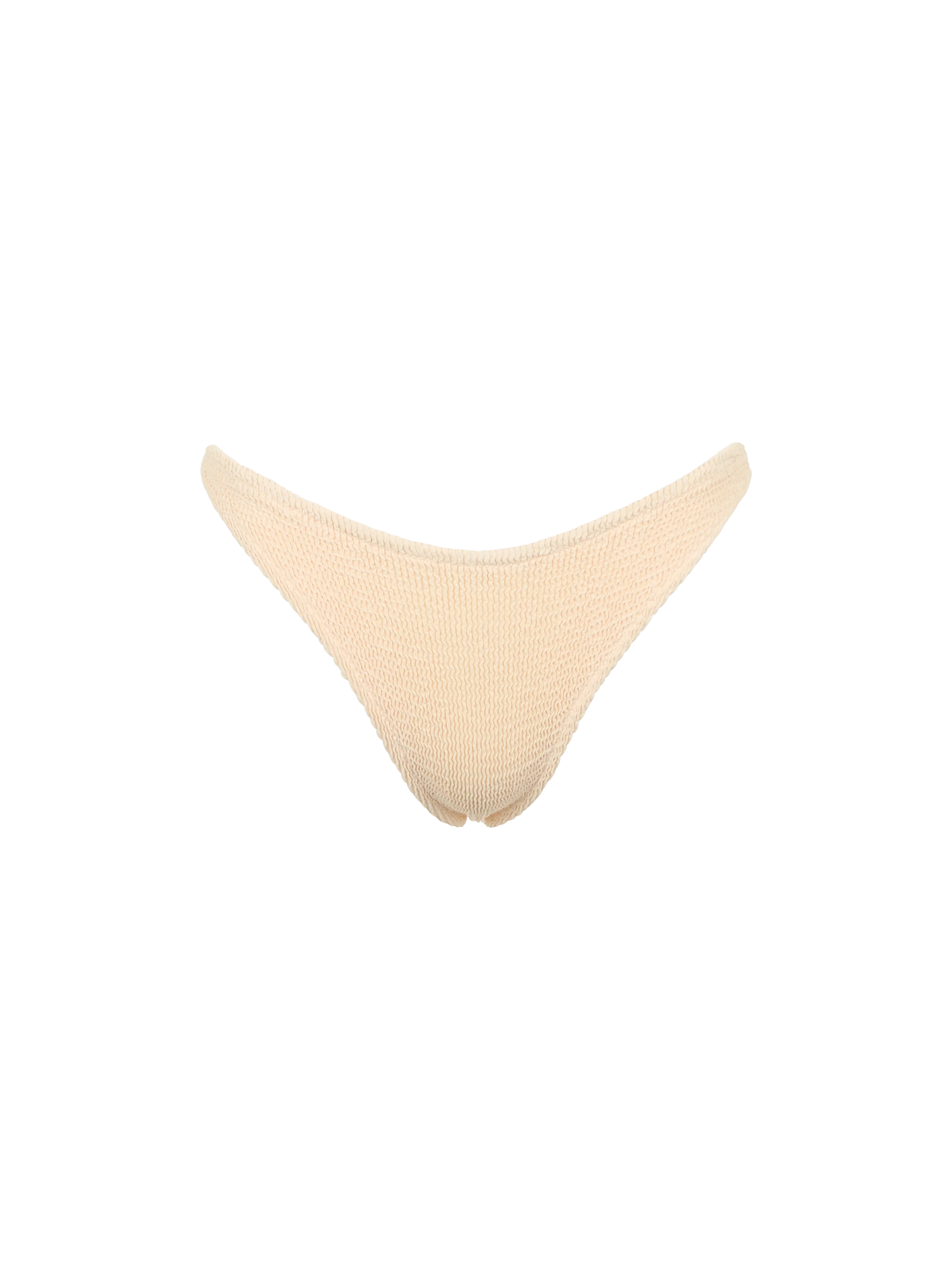 Woman beige crinkle cheeky swim briefs Naomi - MC2 Saint Barth