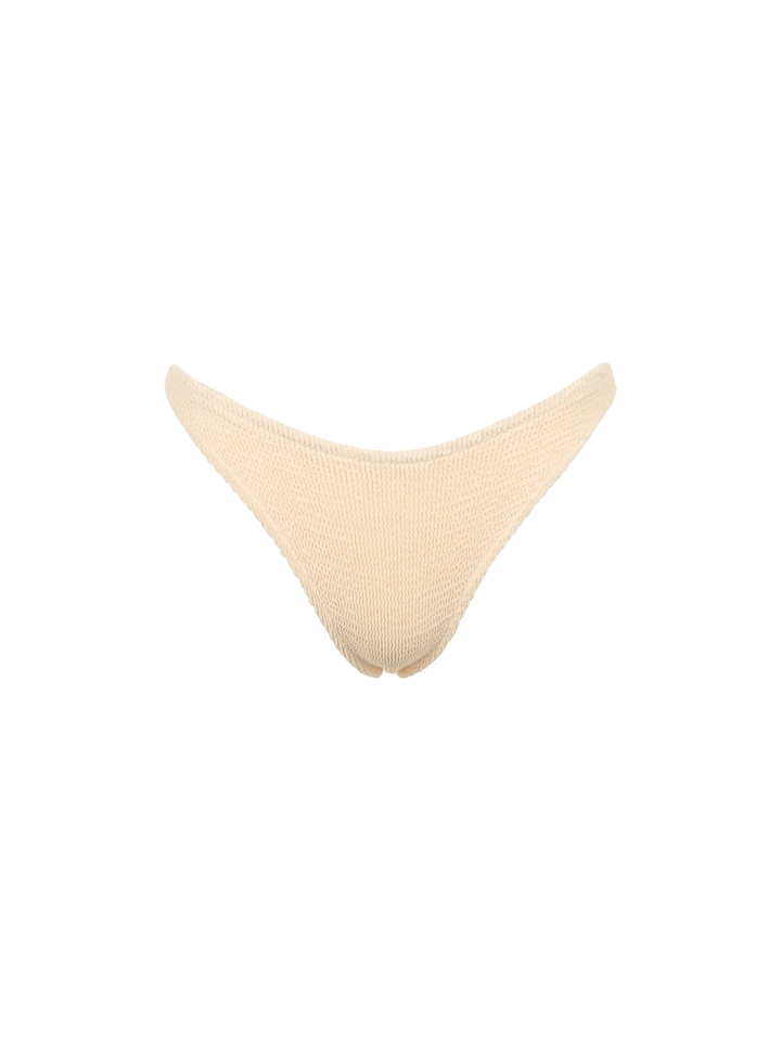 Woman beige classic crinkle bralette bikini Naima Elise - MC2 Saint Barth