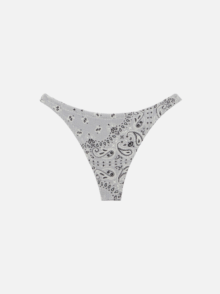 Naomi cheeky swim briefs with bandanna print