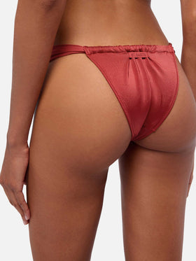 Norah slip mare cheeky con stampa cow skin