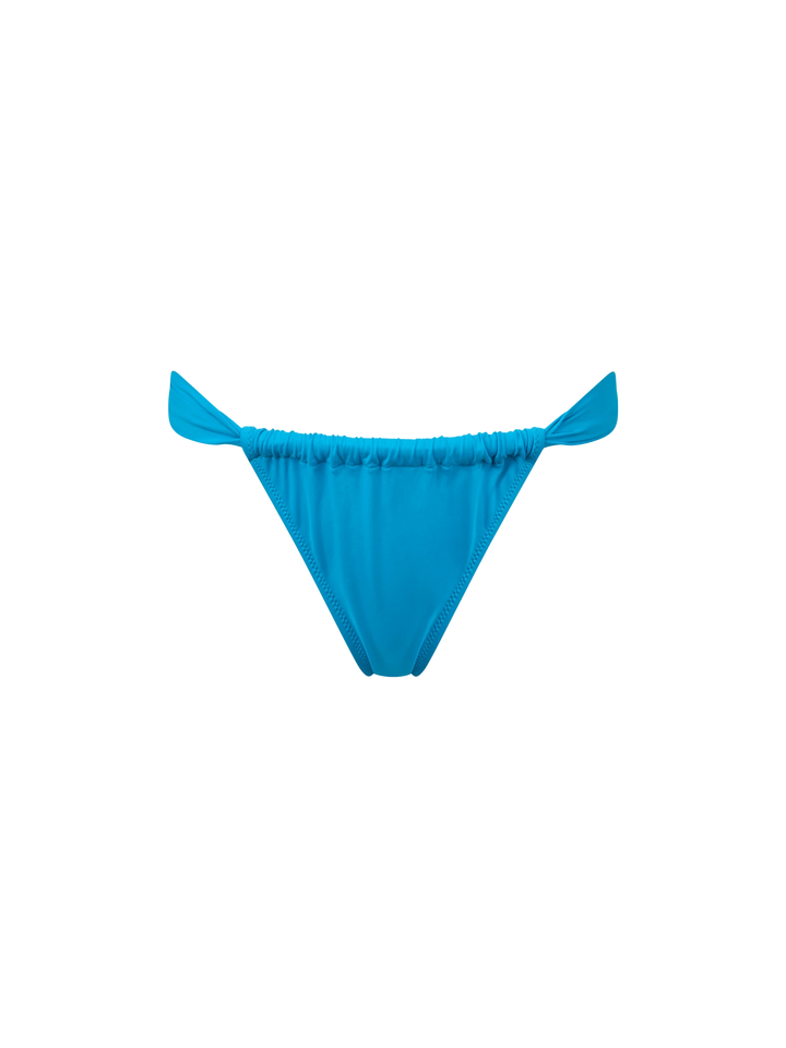 Woman turquoise cheekiest swim briefs Noelle - MC2 Saint Barth