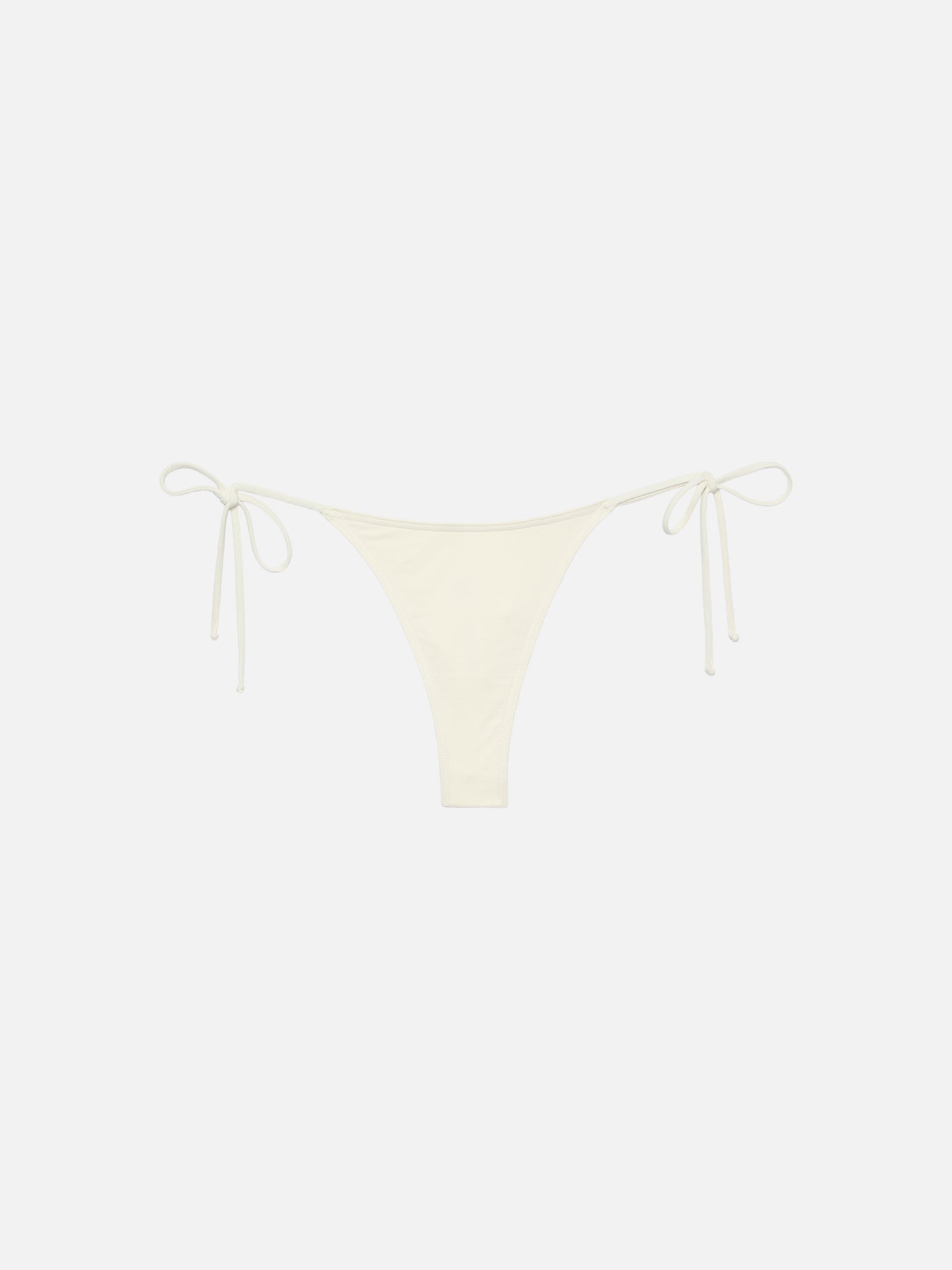Norah cream cheeky swim briefs