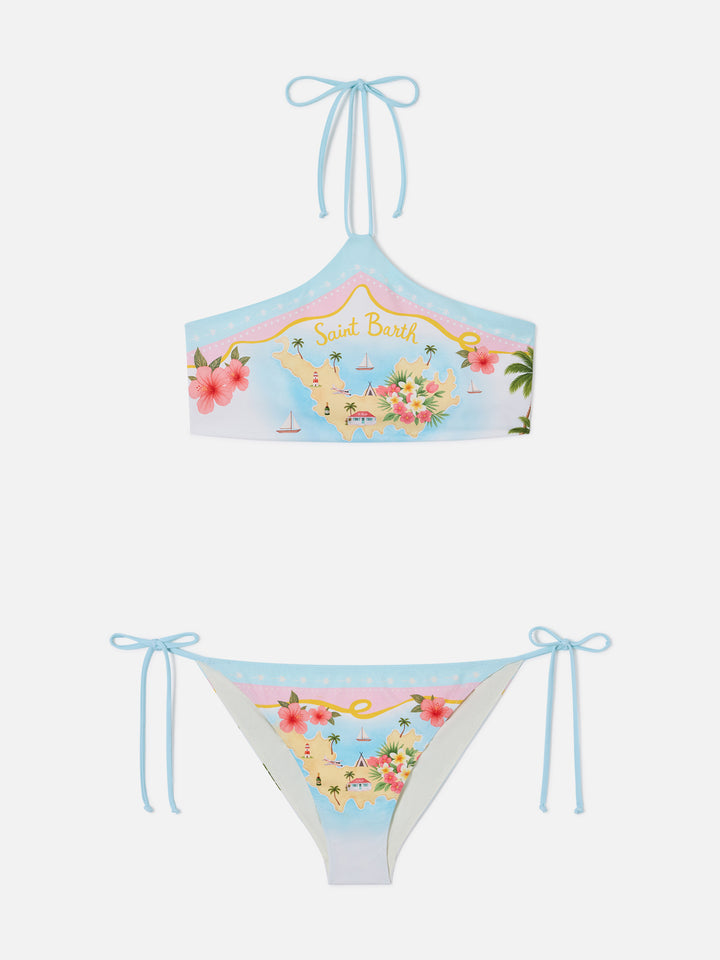 Nairobi Virgo multicolor St. Barth Map bikini