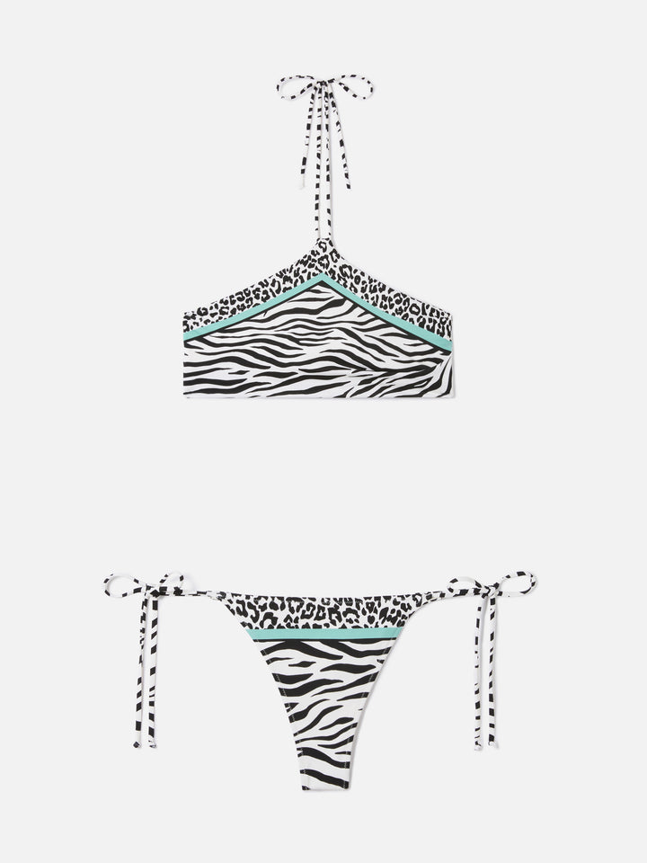 Nairobi Marielle multicolor animal print bikini