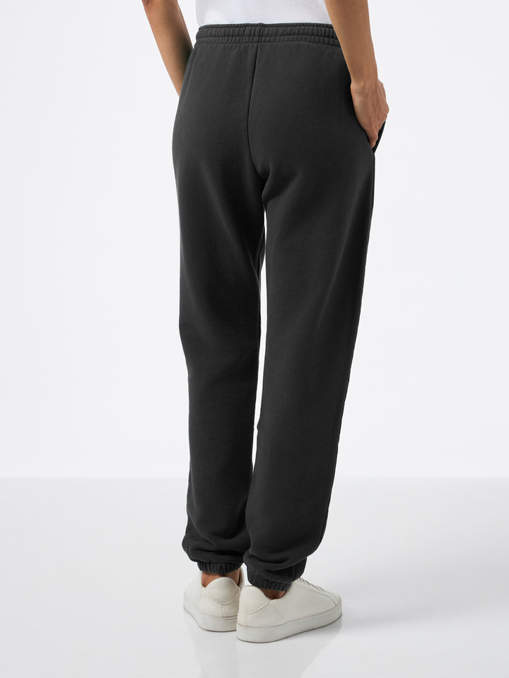 Pantaloni joggers in pile nero Odalys