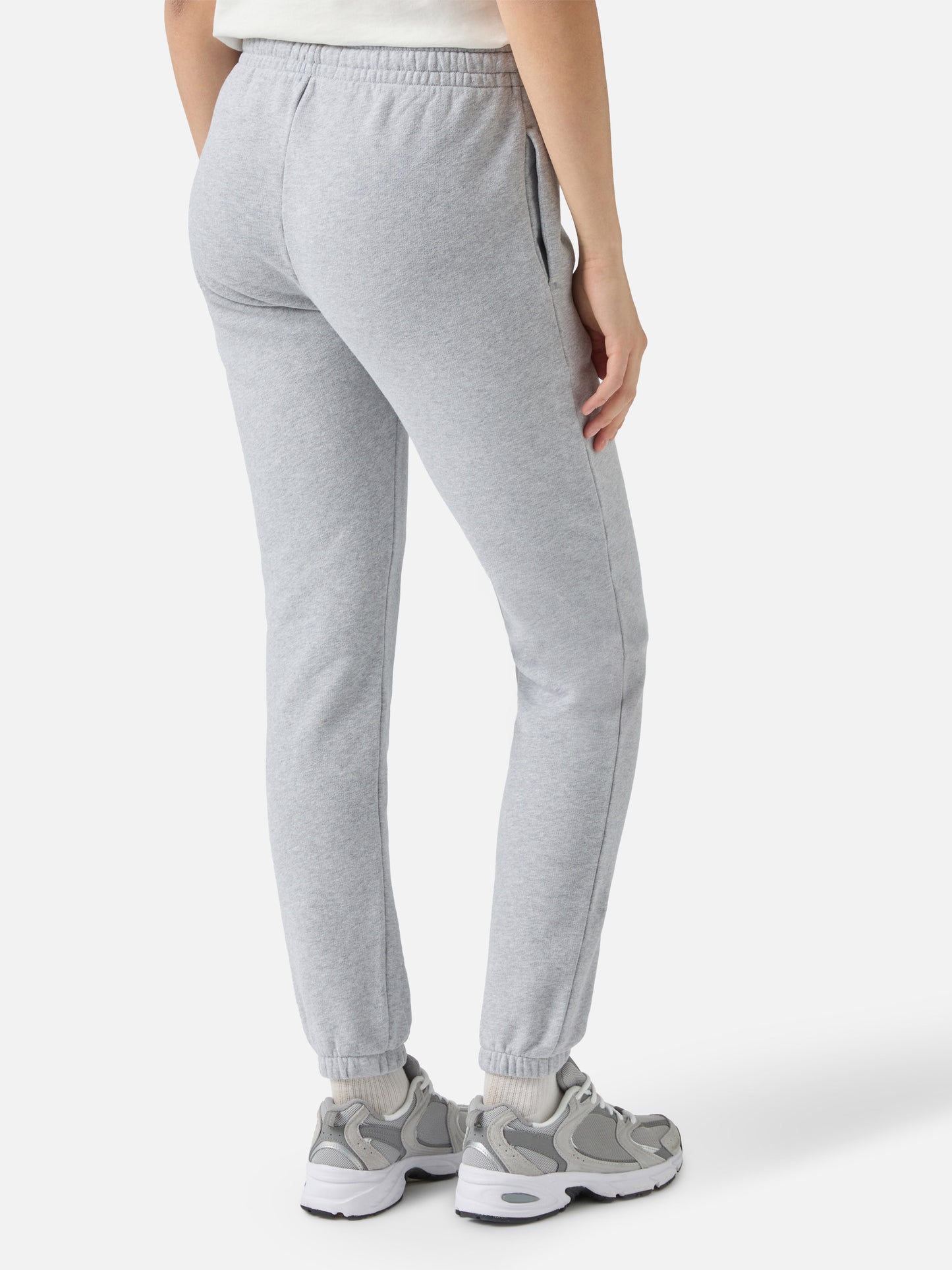 Grey cotton fleece jogger pants Odalys