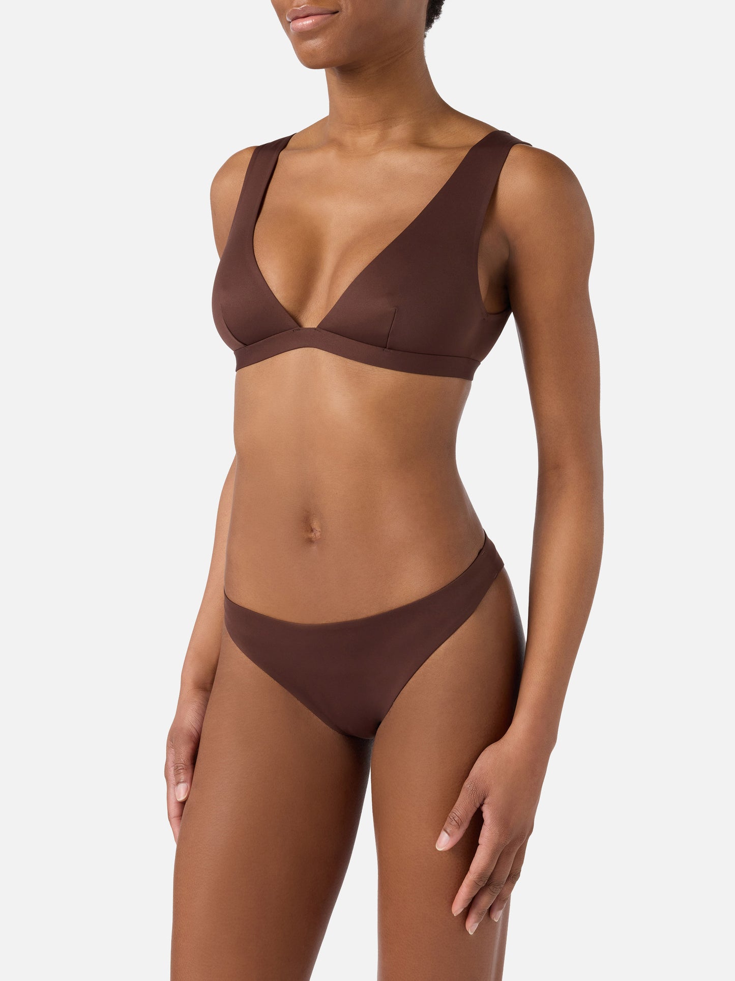Ofelia Reanna bikini in brown solid color