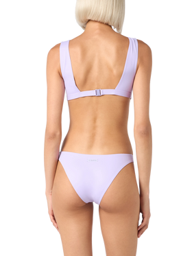 Woman lilac heatsealed scooped bikini Ofelia Reanna - MC2 Saint Barth