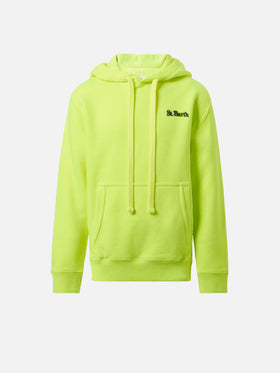 Cotton hooded sweatshirt Oliver with St. Barth embroidery