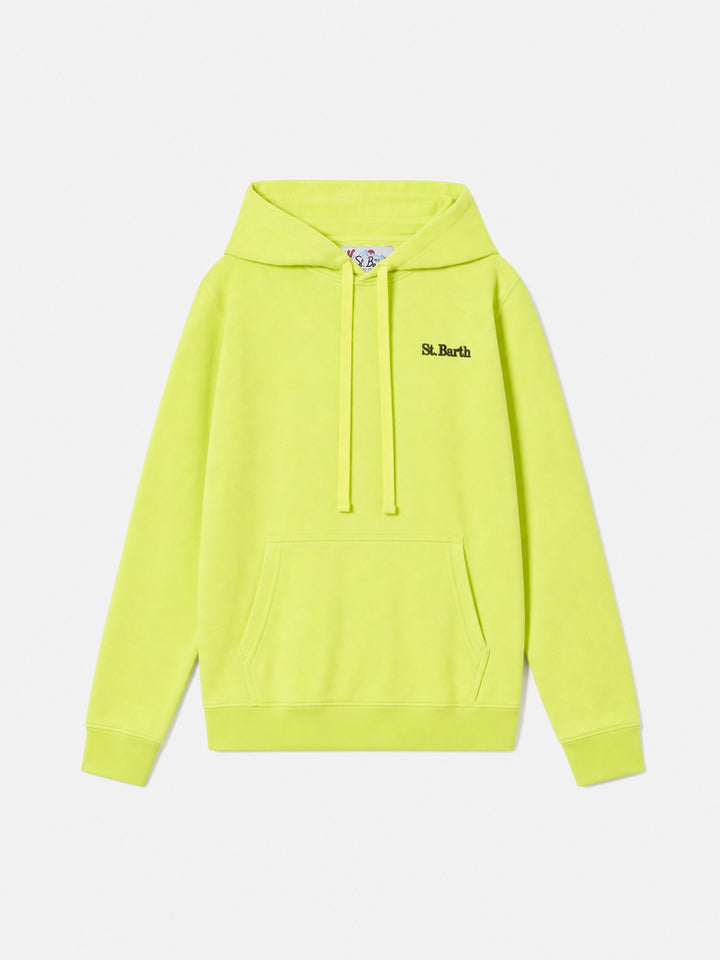 Sweat à capuche en coton Oliver avec broderie St. Barth 