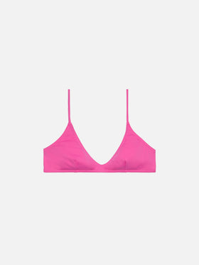 Paloma fuchsia scoop bralette
