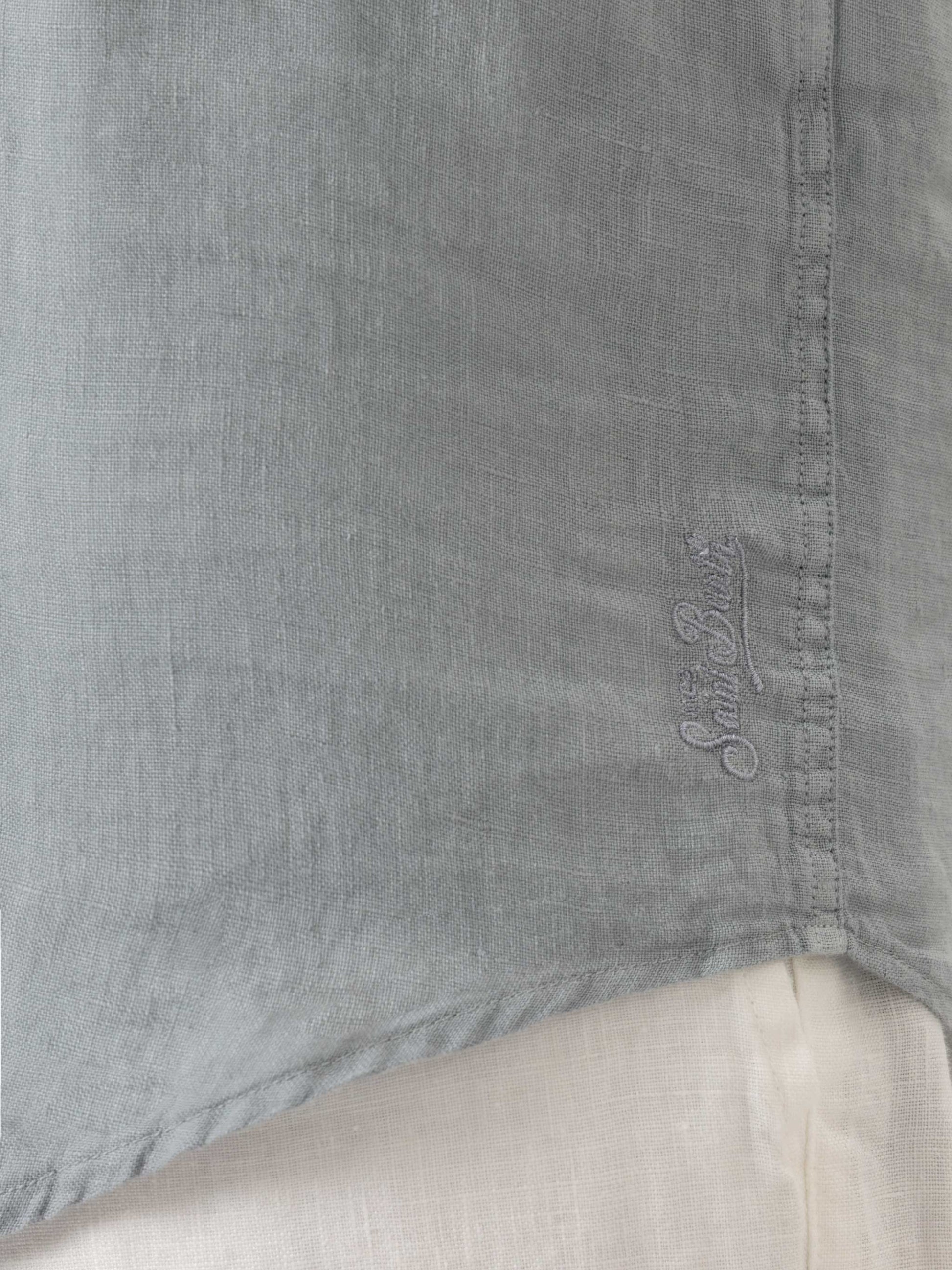 Grey linen shirt Pamplona - MC2 Saint Barth