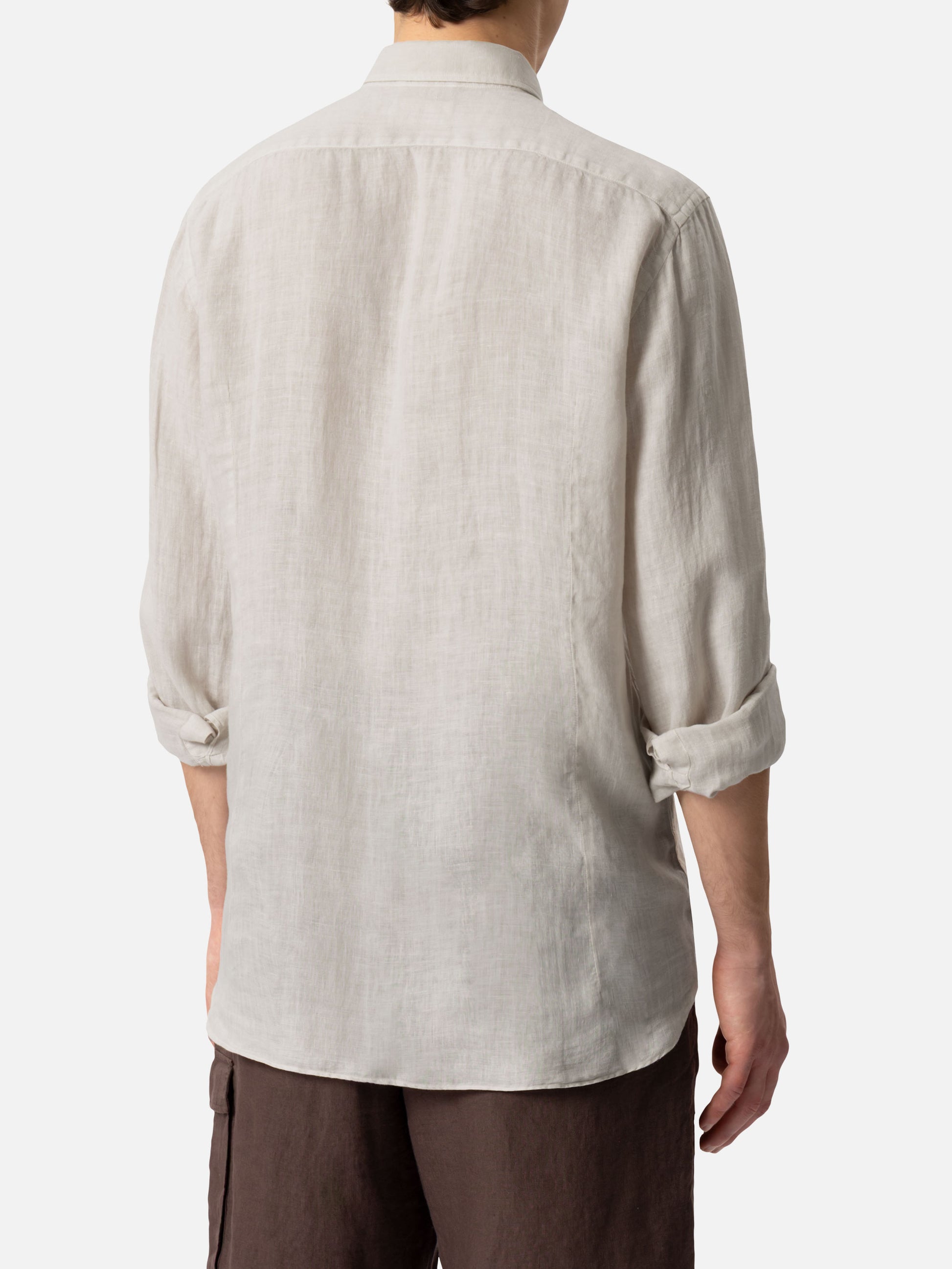 Off-white linen shirt Pamplona - MC2 Saint Barth