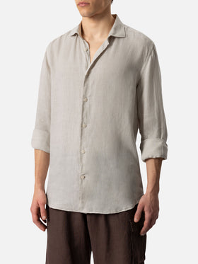 Off-white linen shirt Pamplona - MC2 Saint Barth