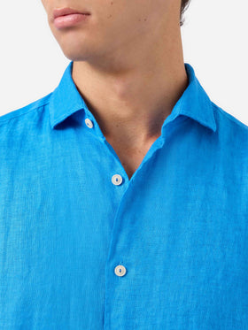Leinenhemd Pamplona bluette 