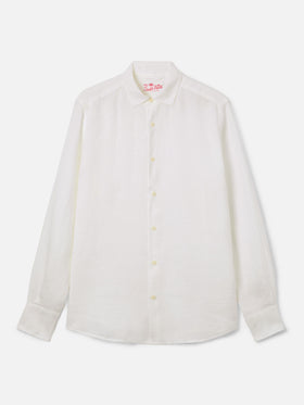 Pamplona linen shirt in white
