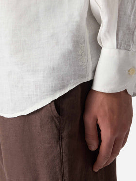 Pamplona linen shirt in white