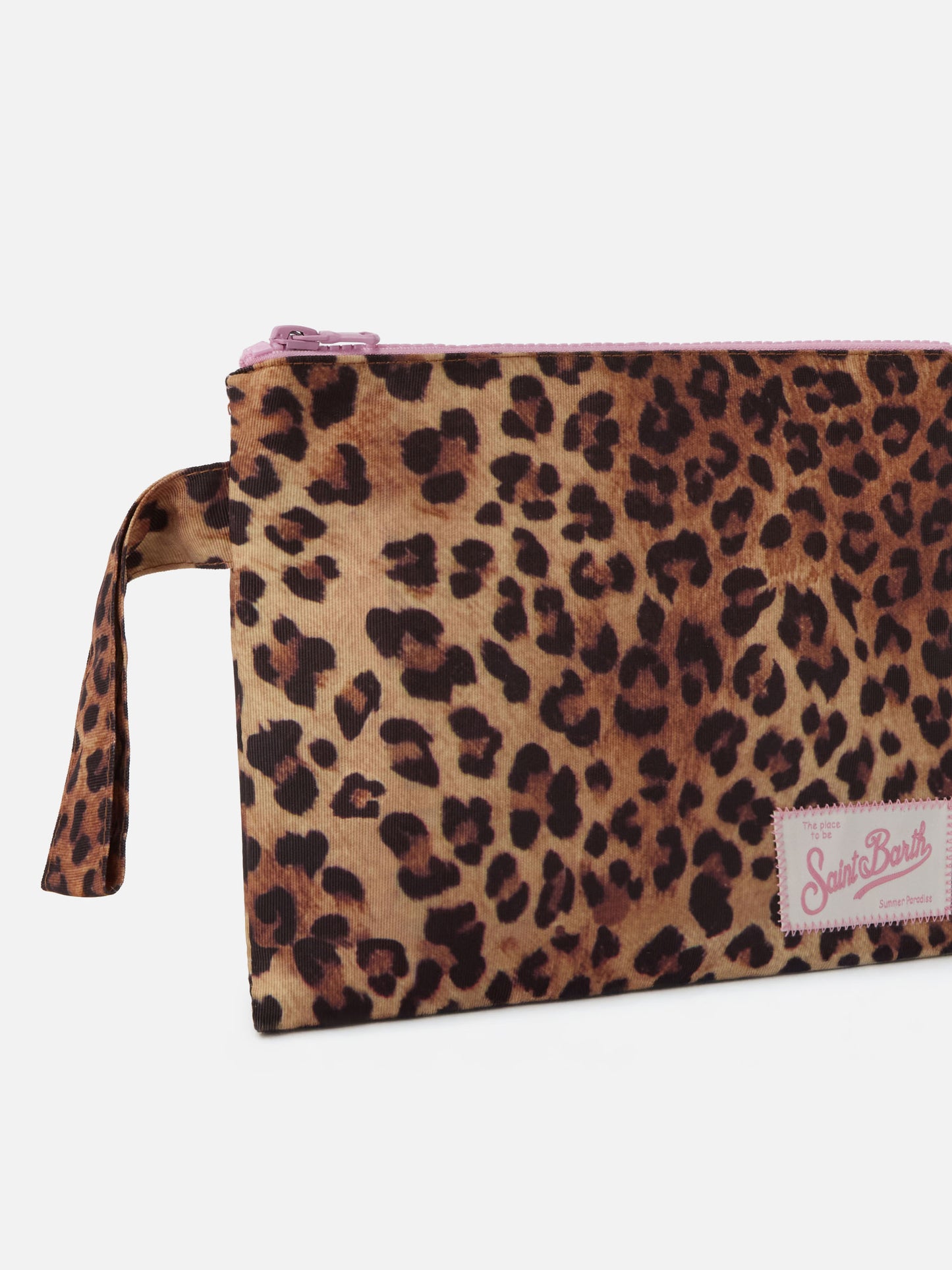Pareasy pouch with leopard print