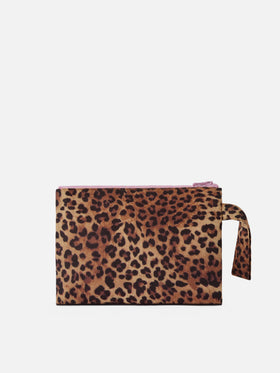Pareasy pouch with leopard print