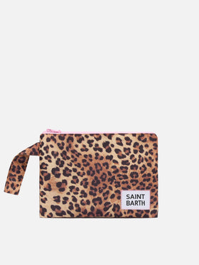 Pareasy-Pochette aus Nylon mit Animal-Print